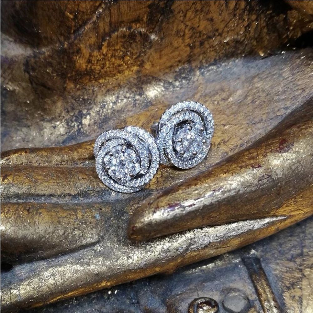 Sterling Silver Plated Earrings - Picture 3 of 5